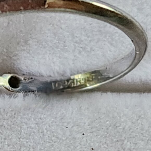 Vintage PLATINUM solitaire ENGAGMENT RING 2 CT Charles Colvard Moissanite. Sz 6 - Picture 16 of 16